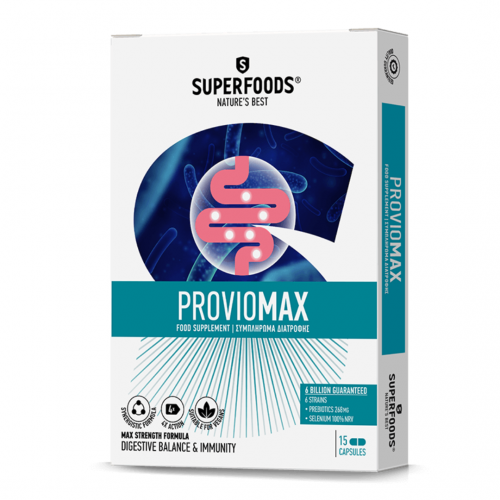 Superfoods Proviomax Συμπλήρωμα Διατροφής 15 κάψουλες